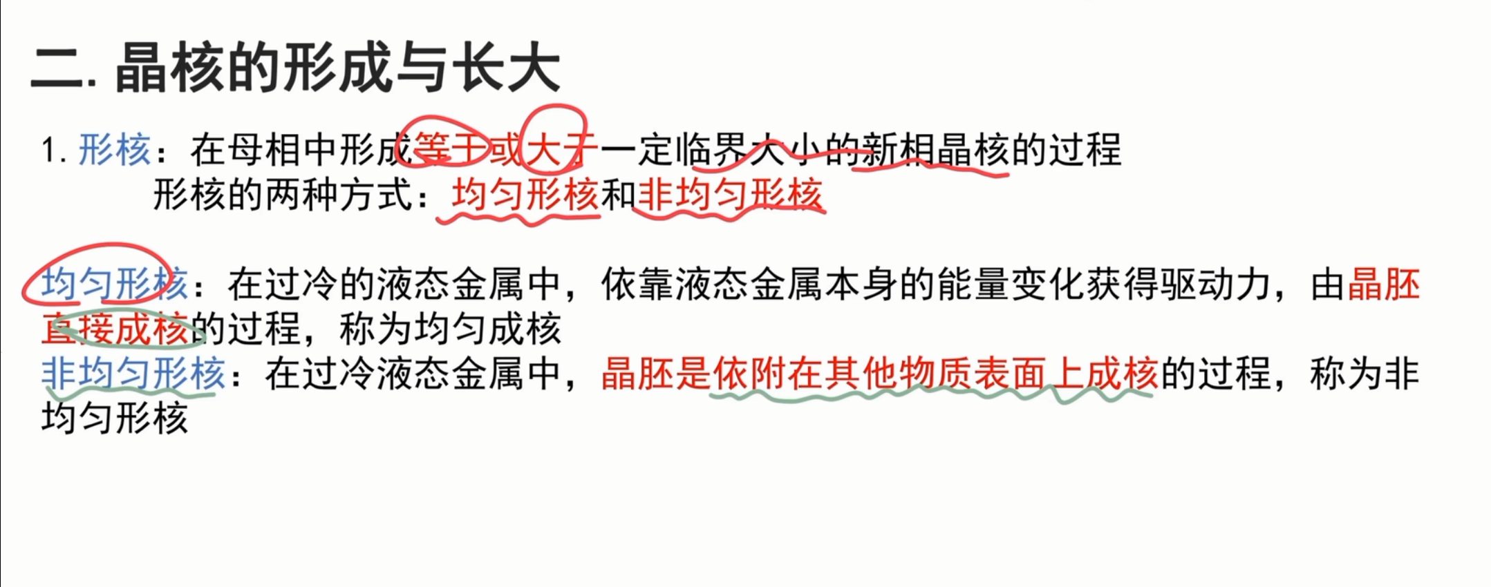 形核